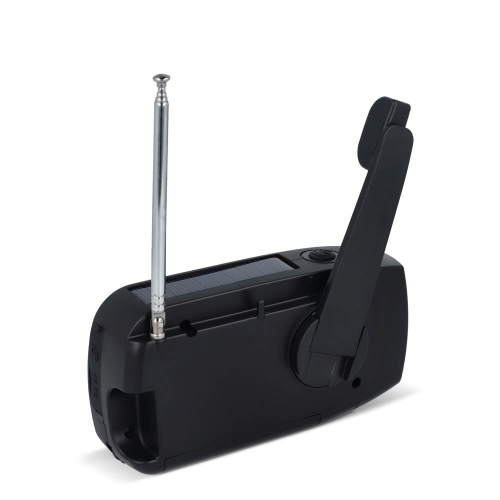 SafeSound Emergency Radio with Solar and Manual Winding 