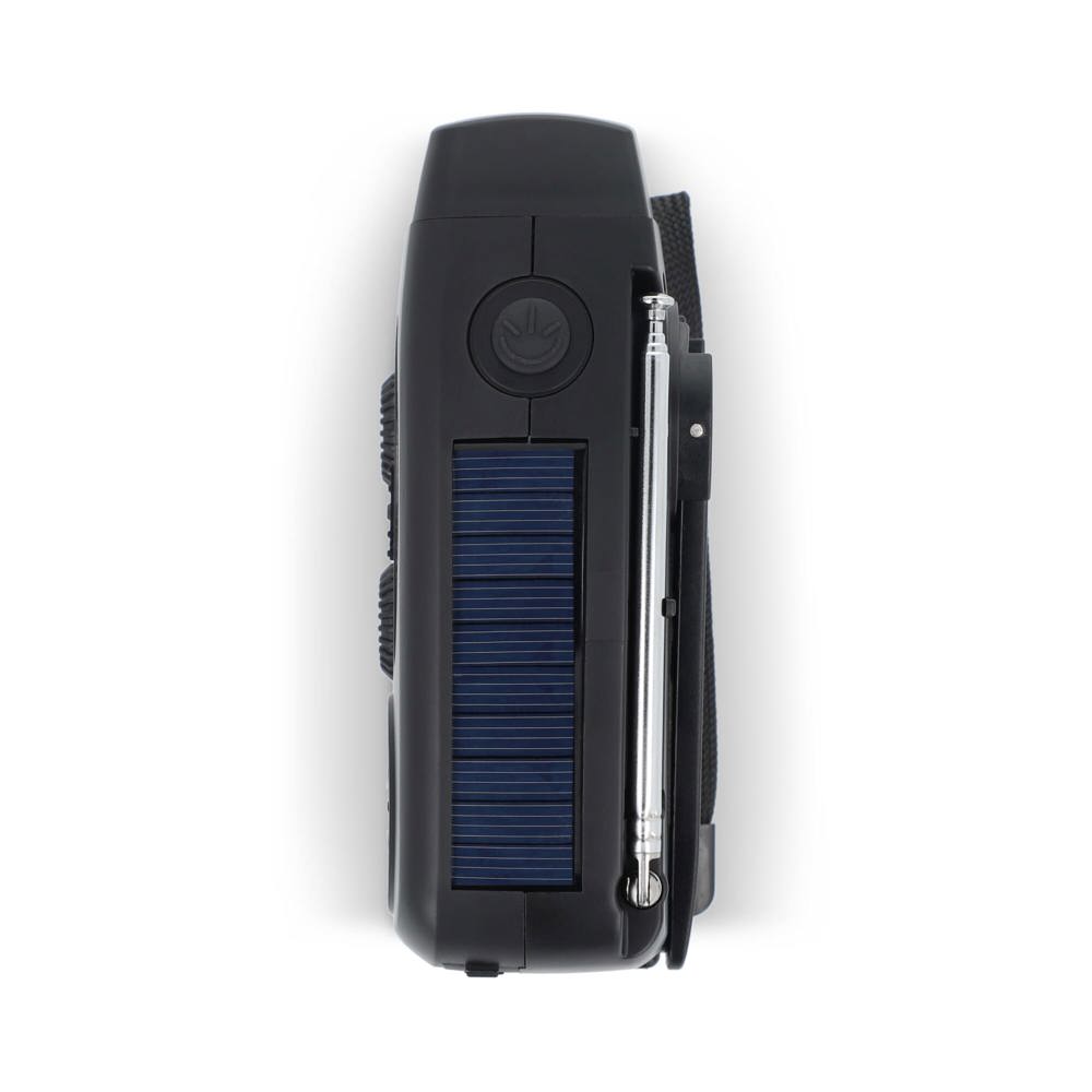 SafeSound Emergency Radio with Solar and Manual Winding 