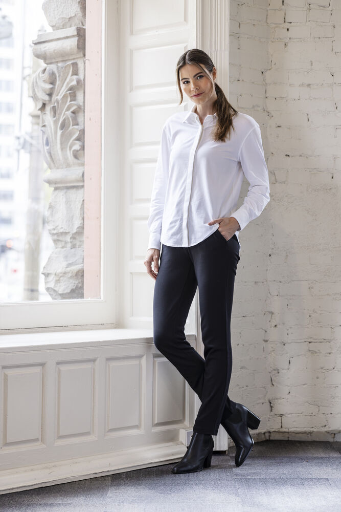 Cutter & Buck - Hedley Stretch Shirt Women Black XS