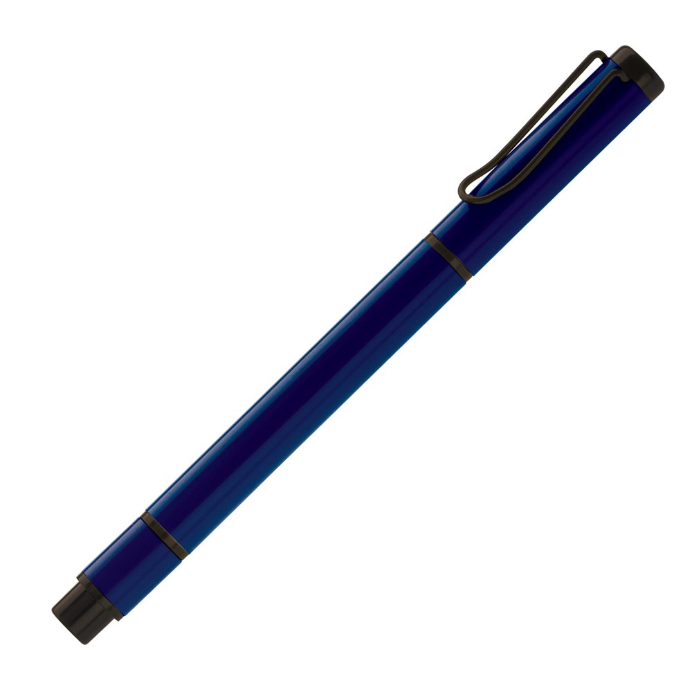 Ball pen with textmarker 2-in-1 - dark blue