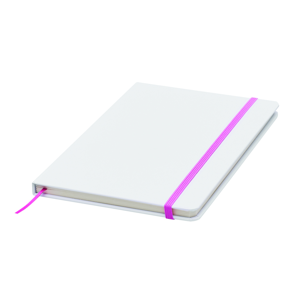 AUTHOR A5 - Notebook AUTHOR in DIN A5 size - pink, white