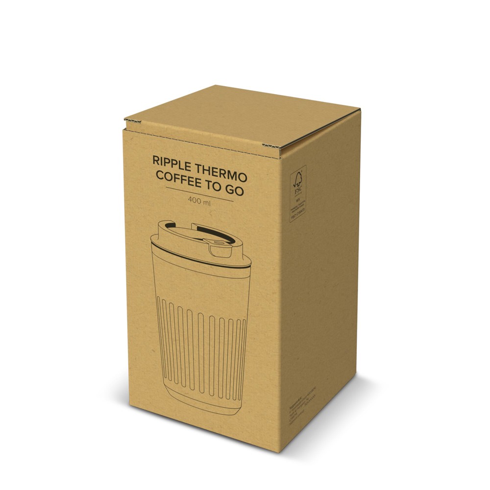 Recycled Stainless steel Thermo coffee to go 400ml