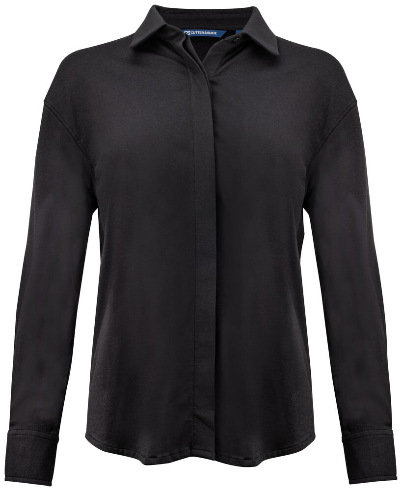 Cutter & Buck - Hedley Stretch Shirt Women Black XS