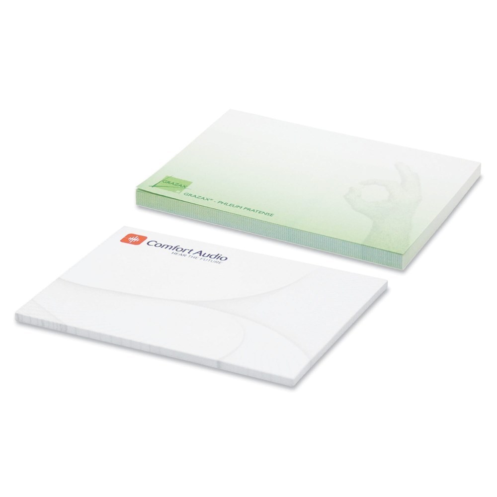 100 adhesive notes, 72x50mm, full-colour
