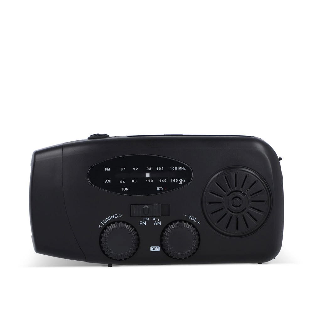 SafeSound Emergency Radio with Solar and Manual Winding 