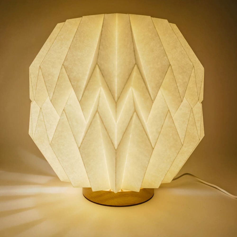 Coollux foldable Origami-inspired paper LED lamp Luna 25cm
